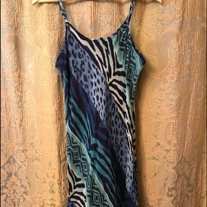 Spaghetti strap dress with back detail size M